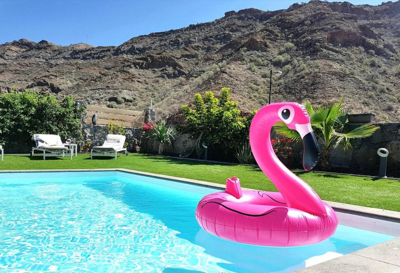 Elle Ocean Villa Gran Canaria Heated Pool Wifi อามาโดเรส ภายนอก รูปภาพ